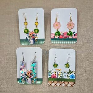 4 Pairs of Earrings NWT